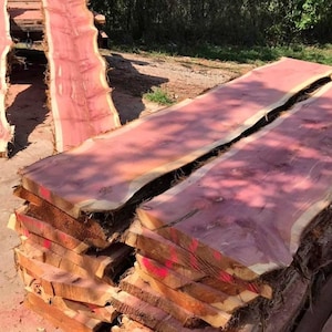 Live Edge Red Cedar Slabs – Hand-Sanded, Kiln-Dried Rustic Wood for Bar Tops, Furniture & Tables