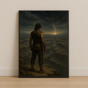 Stormlight archive poster, Kaladin  Stormblessed Printable Art , Wall Art , Fantasy Character , Brandon Sanderson Fan Gift