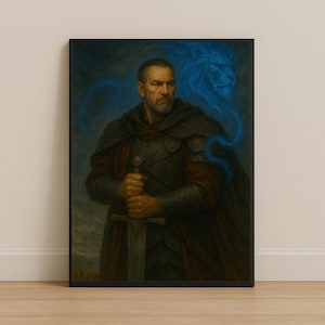 Stormlight archive poster, Dalinar Kholin Printable Art , Wall Art , Fantasy Character , Brandon Sanderson Fan Gift, Cosmere