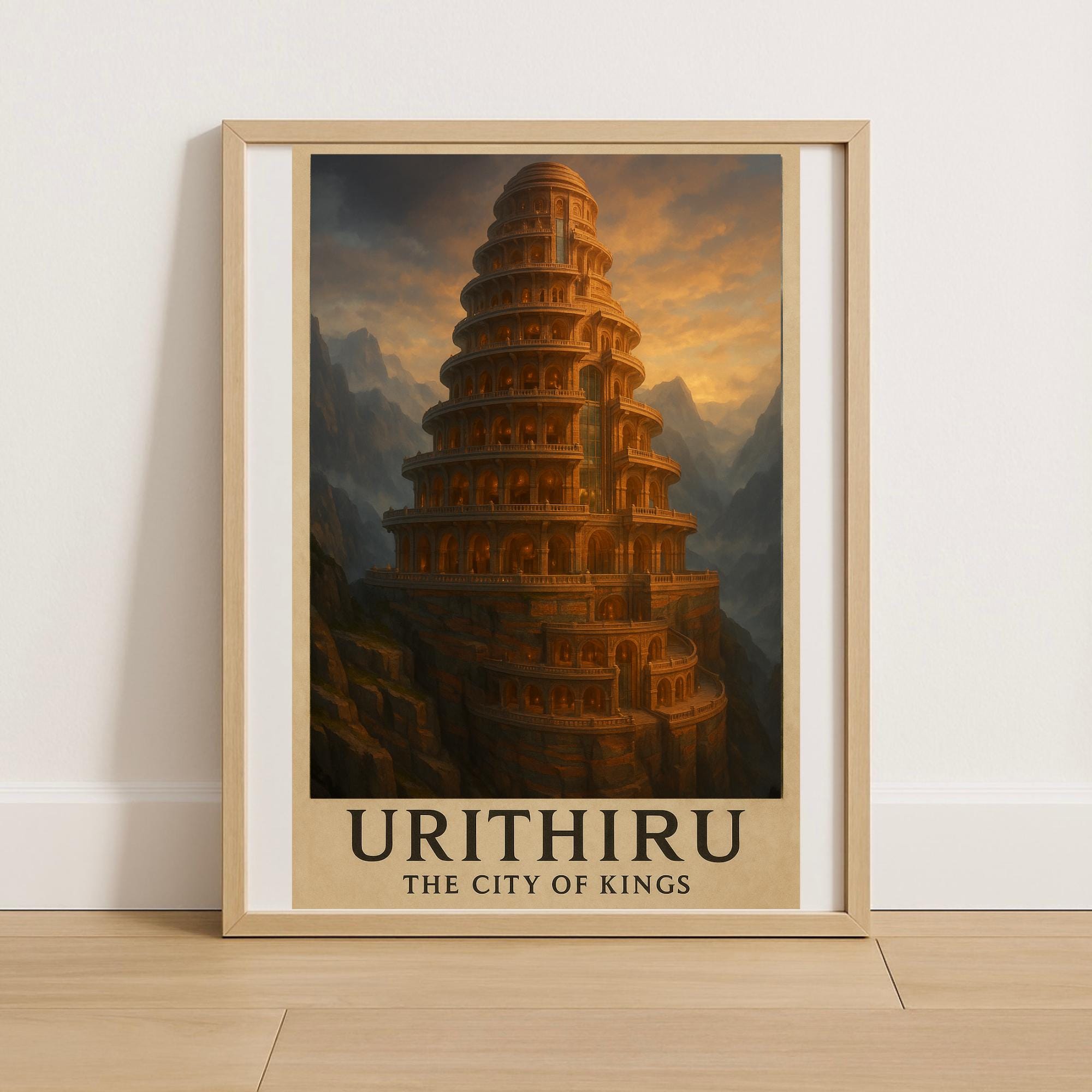 Urithiru Stormlight Archive Poster, Urithiru , Printable Art , Wall Art ...