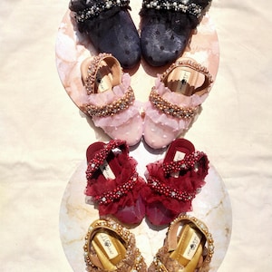 Kids child party shoes beads shoes baby shoes Cinderella shoes princess shoes for kids