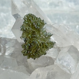 Moldavite 2.87 g Ježkovna Malý Chlum, Natural Moldavite Crystal, Rare Moldavite, Collector Moldavite, Czech Tektite, Certified moldavite