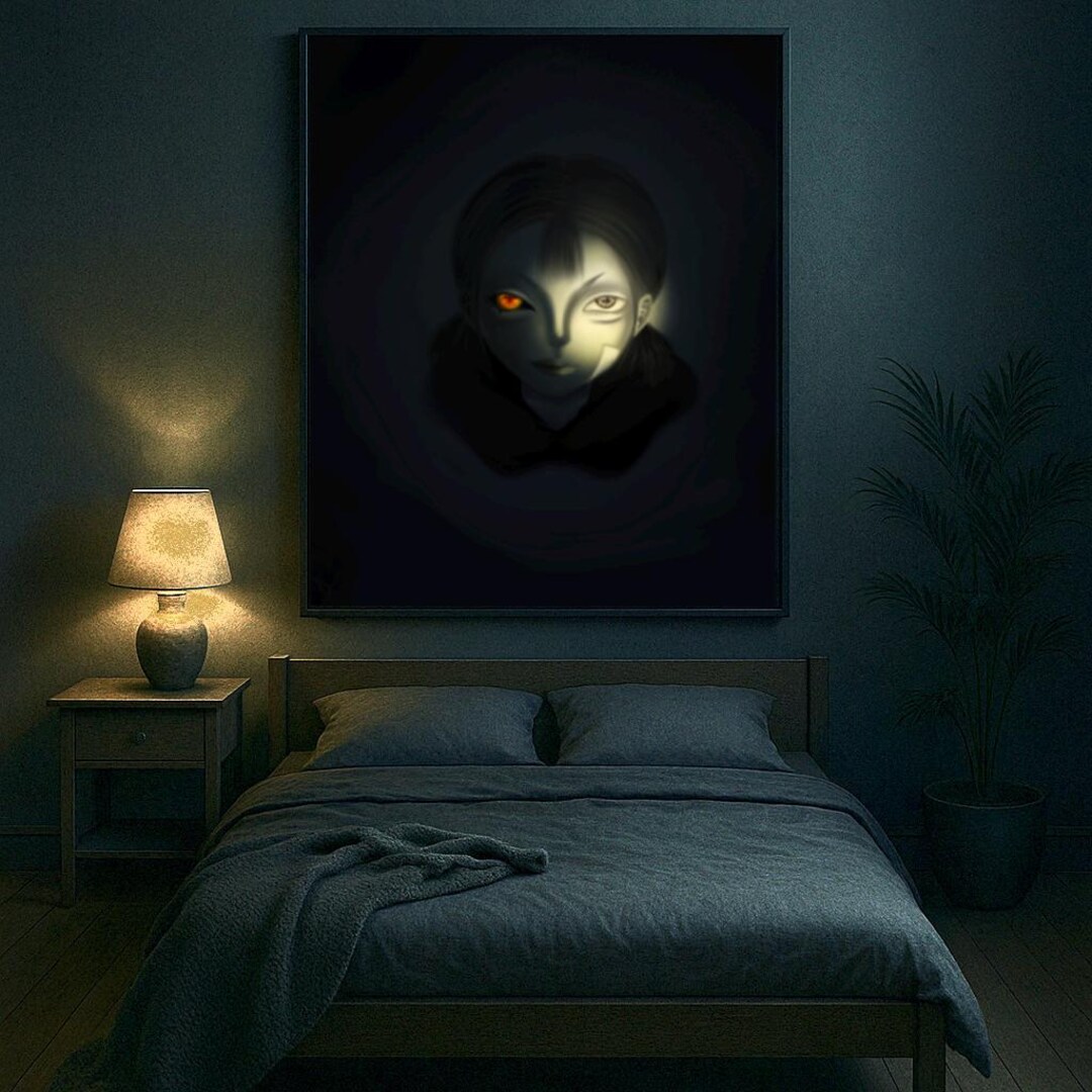 Gothic Girl,satan,god,characters Girl, Art Print, Poster, Digital Art ...