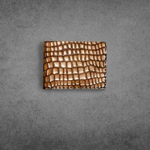 Nieuwe op maat gemaakte originele rundleren portemonnees Croc Skin