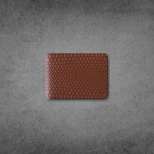 Nieuwe op maat gemaakte originele rundleren portemonnees Croc Skin