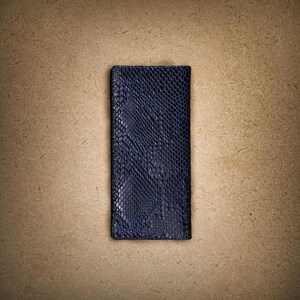 Nieuwe op maat gemaakte originele rundleren portemonnees Python Skin