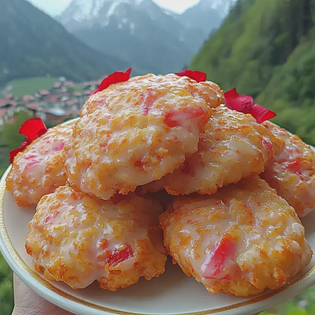 Rhubarb Fritters Easy Fried Rhubarb Dessert Printable Recipe PDF