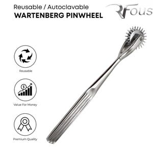 Wartenberg Pinwheel – Stainless Steel Sensory Nerve Testing Tool | 1-Wheel or 2-Wheel Diagnostic Neurology Instrument