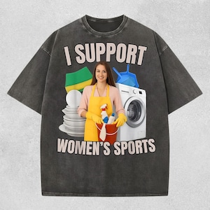 Jag stöder sportkläder för kvinnor, komfortfärger, t-shirt, olämplig vuxenhumor