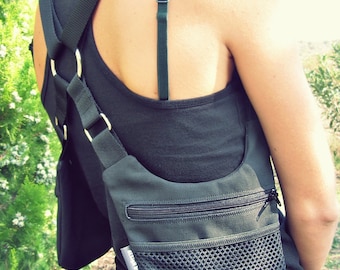Holster bag // Denim or Cotton // Black or Brown