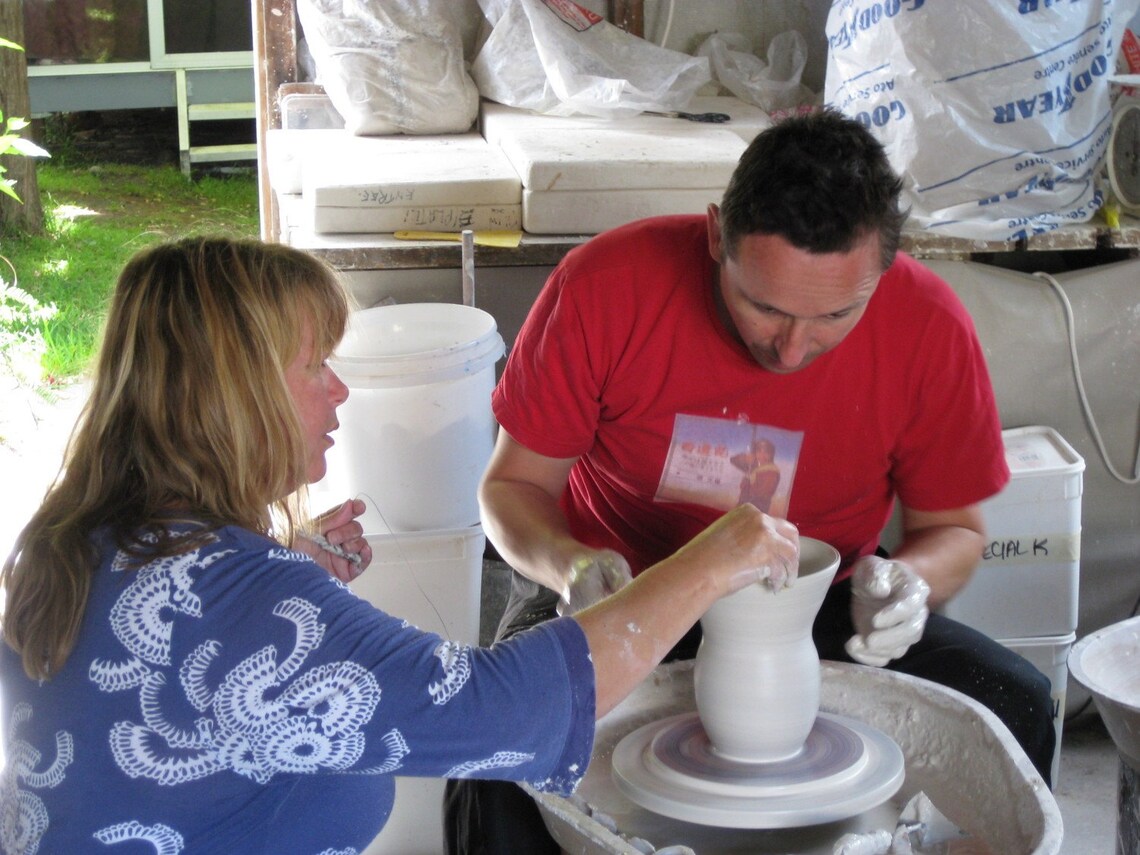 One Session Pottery Wheel Throwing Course Etsy