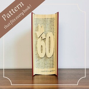 Book folding template - Bookfolding 60 years - DIY instructions