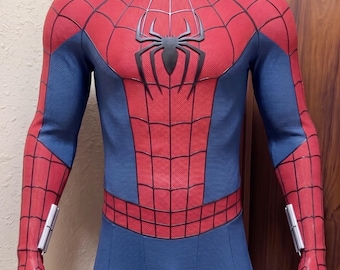 Costume cosplay di Spider-Man Brand New Day Suit Spider Hero Bodysuit con stivali