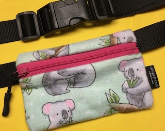 Kids insulin Pump/Dexcom Waist Pack- Koalas!