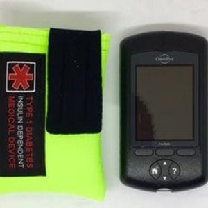 Omnipod PDM Neoprene Case, Omnipod Pouch, Pack, Type 1 Diabetes, with carabiner clip & Medical Device ID