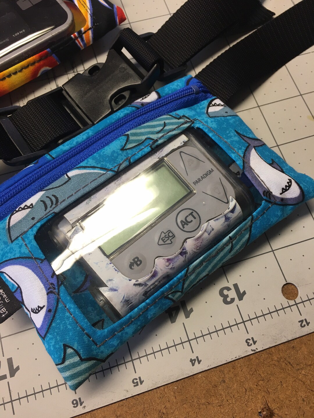 Kids Insulin Pump Waist Pack With Vinyl Window Etsy
