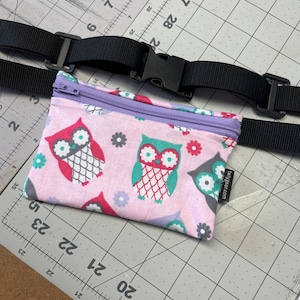 Kids Insulin Pump/Dexcom Waist Pack-Cute Owls!