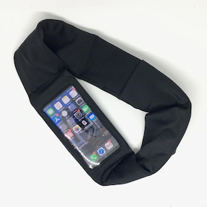 Smartphone Tummietote-2 Band with oversized vinyl window, Iphone, Medtronic, Tslimx2, Omnipod, Type 1 Diabetes, running, insulin pump band