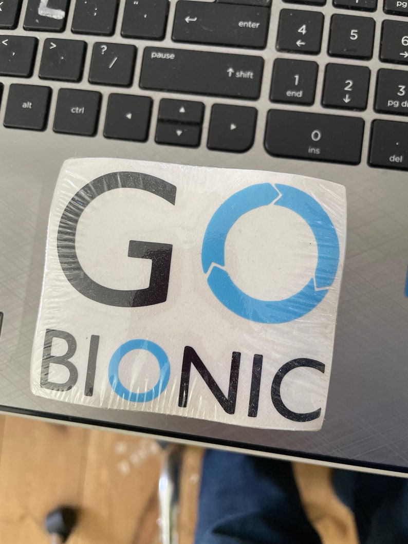 Go Bionic Decal Laptop Car Window Water Bottle Sticker - Etsy