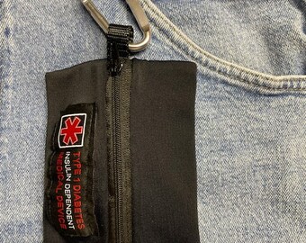 iLet, Tslim, Tslim Mobi, Medtronic Insulin pump pouch pack case-with medical ID