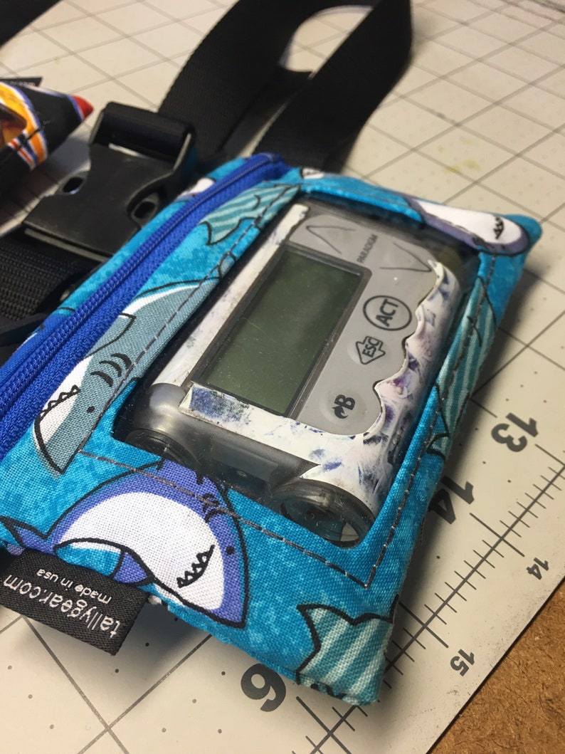 Kids Insulin Pump Waist Pack With Vinyl Window Etsy