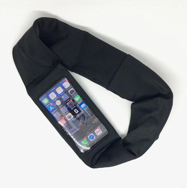 Iphone Omnipod Medtronic black diabetic Type 1 Diabetes Smartphone Tummietote-2 Band with oversized vinyl window running Tslimx2