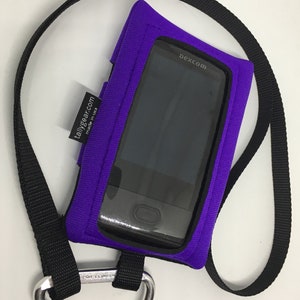 Dexcom G6 Neopren Tasche, Dexcom G5 Case, Dexcom G6 Pouch, Dexcom G5 Pouch, Pack, Dexcom Touchscreen Case mit Vollsichtfenster & Karabiner