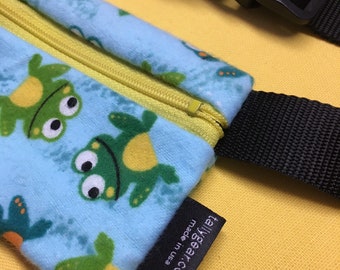 Kids Waist Pack- Fun Frogs!