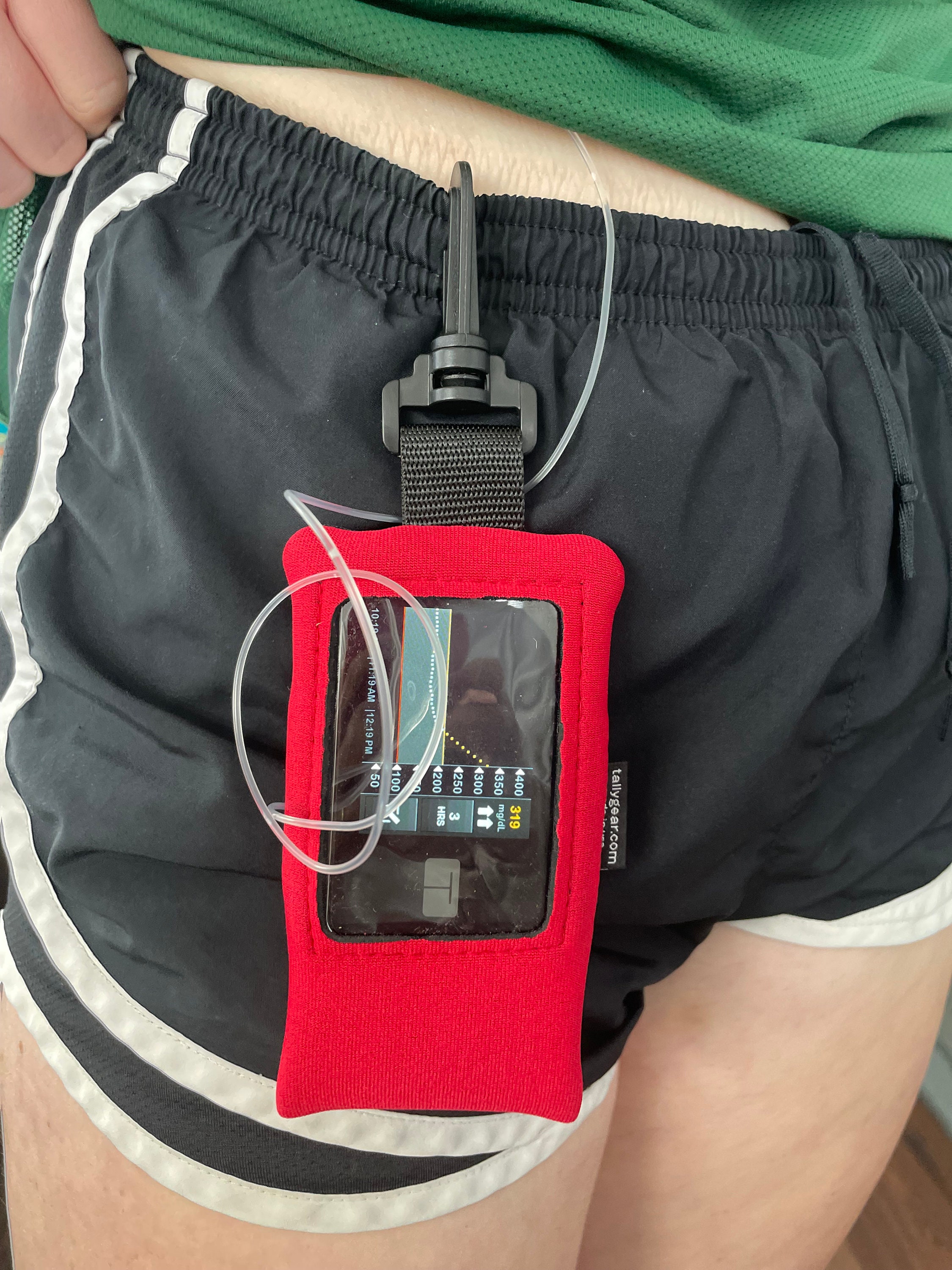 Insulin Pump, Medtronic, tandem tslim, Omnipod PDM, iLet, Neoprene Case with rotatable clip