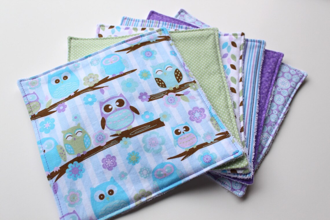 Made to Order Baby Wash Cloth Set Infant Wash Rags Set of Etsy