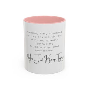 Mom's Coffee Mug, Funny Mom Gift, Mother's Day Gift, Black Accent Mug, Humorous Coffee Cup, Parent Humor