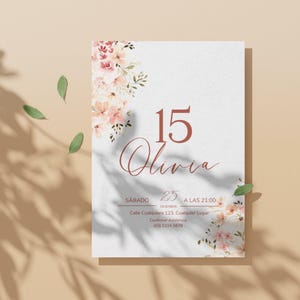Elegant Editable Invitation Template – Baptism Wedding Birthday | Instant Download | DIY Printable Invite