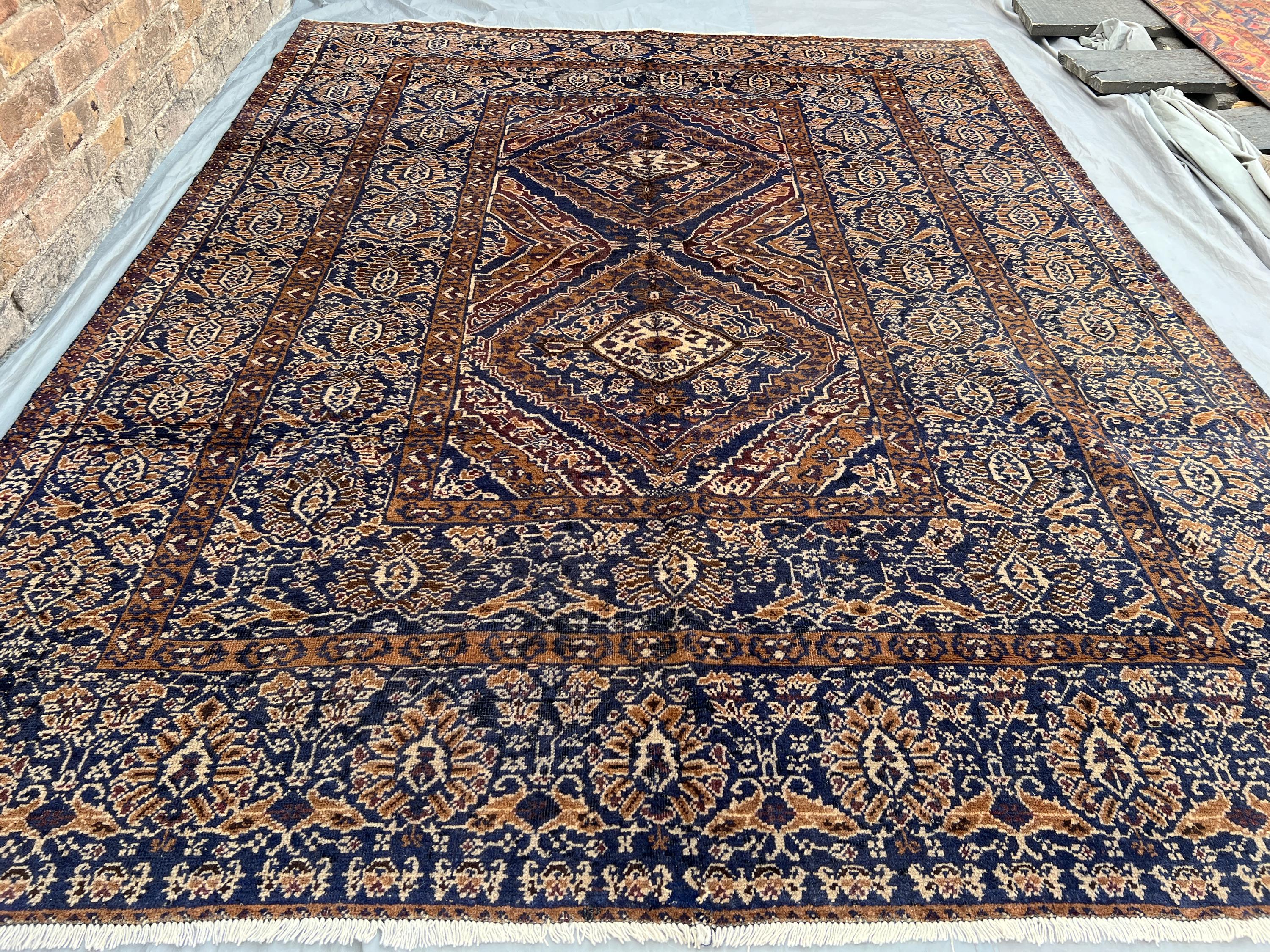 48/89 "紫水晶" Afghan Baluchi  Vintage Rug 48/89 