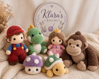 Crochet pattern Mario inspired all patterns