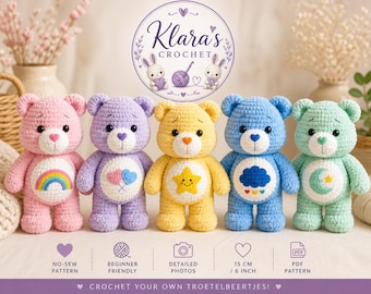 Crochet pattern cear bears Amigurumi