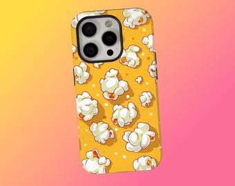 Fundas resistentes de palomitas de maíz, fundas resistentes, funda resistente de regalo, funda de palomitas de maíz para iPhone 17, 16, 15, 14, 13, 12 Pro Max, Samsung S25 y S24