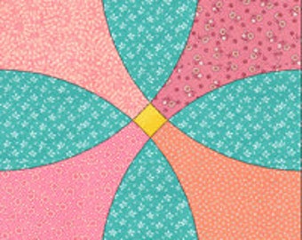 Flowering Snowball acrylic quilt templates