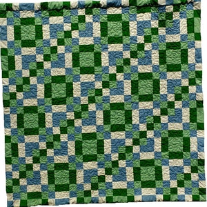 Double Four Patch Quilt Pattern