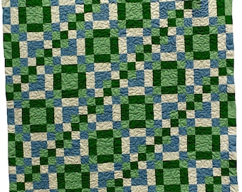 Double Four Patch Quilt Pattern