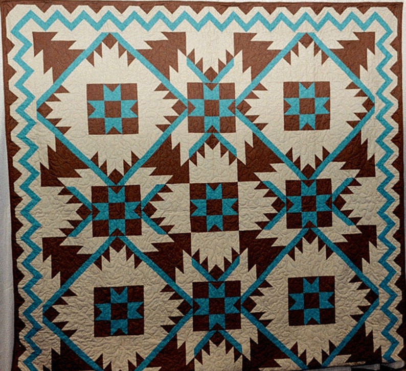 Southwest Mountains Quilt Pattern Etsy