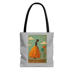 Floral Tote Bag, Botanical Eco-Friendly Market Bag, Reusable Grocery Tote, Summer Beach Bag, Shoulder Bag for Women
