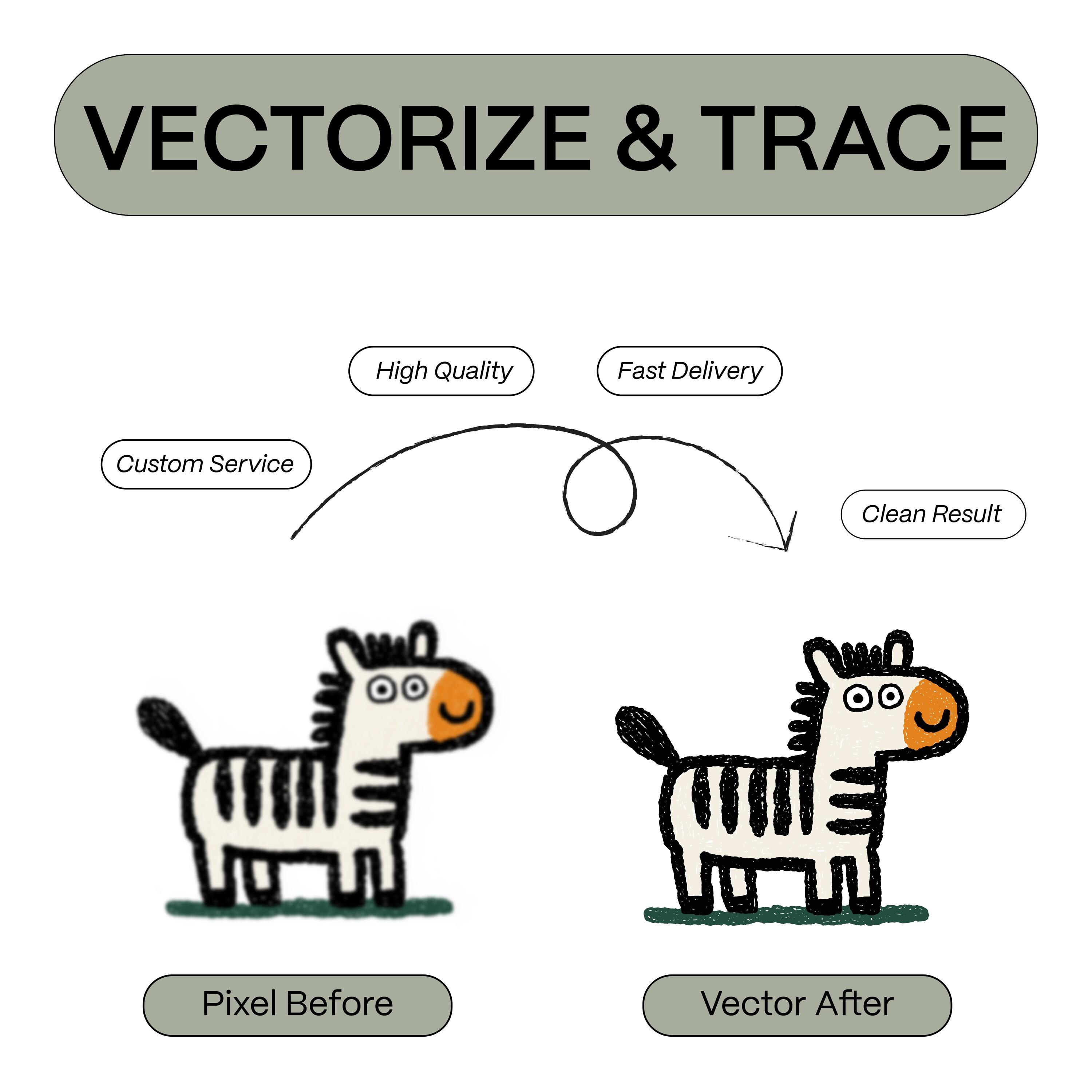 Custom Vectorization Service: Logo & Image Redraw, Convert to SVG/AI ...