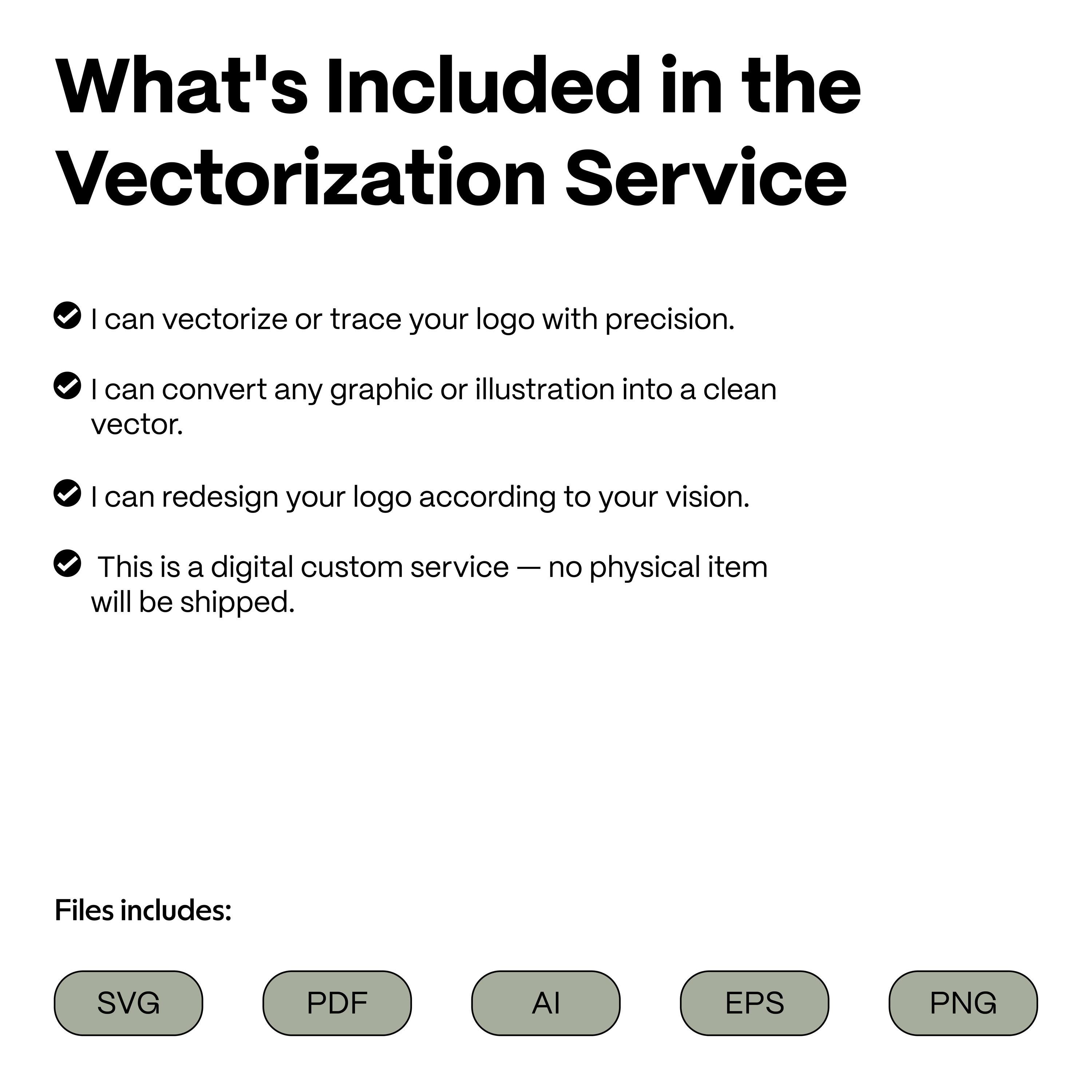 Vector Digitizing Service Custom Vectorization Service: Logo & Image Redraw, Convert to SVG/AI ...