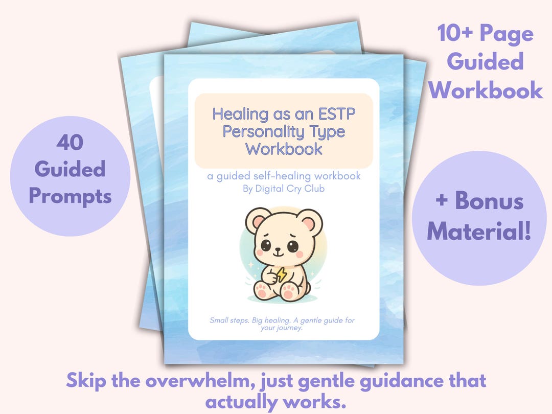Healing as an ESTP PDF | MBTI Emotional Healing Workbook | Impulsivity ...