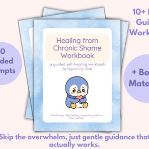 Healing from Chronic Shame PDF | Inner Worth Recovery Workbook for Shame, Self-Blame, Guilt & Emotional Wounds | Digital Mental Health PDF