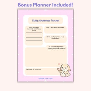 Developing Secure Attachment Habits Workbook | Strengthen Emotional Safety & Connection | Build Trust, Regulation, and Healthy Relationship Patterns