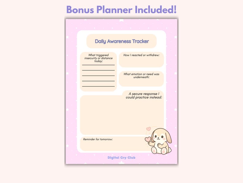 Developing Secure Attachment Habits Workbook | Strengthen Emotional Safety & Connection | Build Trust, Regulation, and Healthy Relationship Patterns