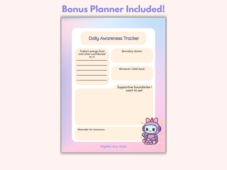 Building Online Boundaries Workbook PDF | Digital Limit Setting Guide | Reduce Overwhelm & Protect Your Energy | Healthier Online Habits