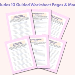 Developing Secure Attachment Habits Workbook | Strengthen Emotional Safety & Connection | Build Trust, Regulation, and Healthy Relationship Patterns