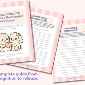 Building Emotional Safety in a Relationship Workbook | Strengthen Trust, Communication & Regulation | Create Calm, Secure Connection Together